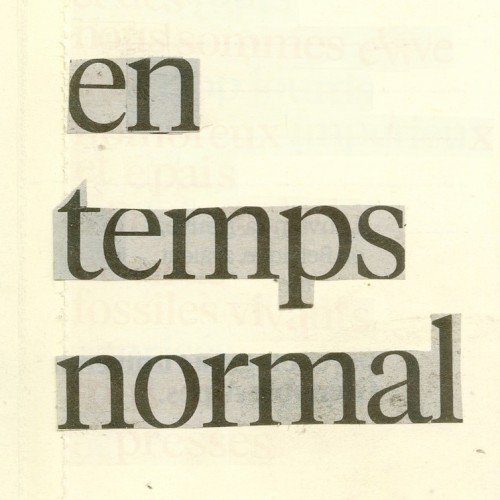 en temps normal-carré