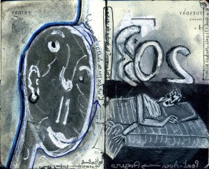 agenda dessiné : 2 et 1 janvier 2013