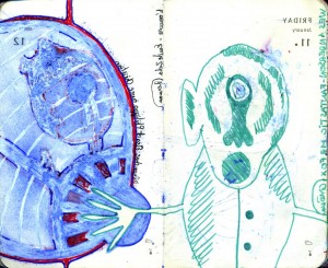 agenda dessiné : 12 et 11 janvier 2013