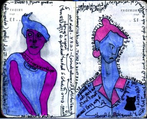 agenda dessiné : 13 et 12 avril 2012