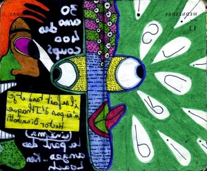 agenda dessiné :14 et 13  juin 2012