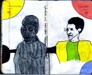 agenda dessiné : 18 et 17 janvier 2012