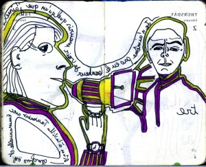 agenda dessiné : 3 et 2 février 2012