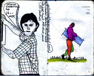 agenda dessiné : 21 et 20 avril 2012