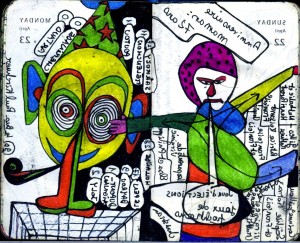 agenda dessiné : 23 et 22 avril 2012