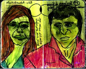 agenda dessiné : 23 et 22 février 2012