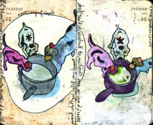 agenda dessiné : 25 et 24 juin 2013