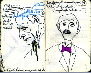agenda dessiné : 4 et 3 janvier 2012
