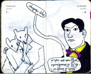 agenda dessiné : 7 et 6 février 2012