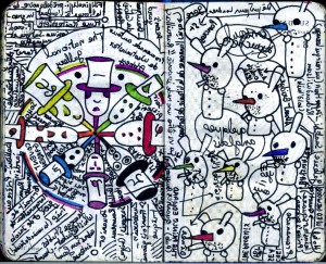 agenda dessiné : 9 et 8 avril 2012