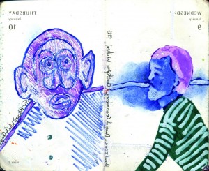 agenda dessiné : 10 et 9 janvier 2013