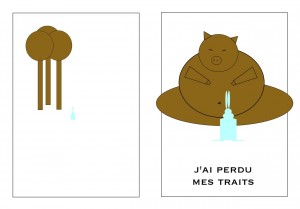 les traits - une aventure de lapin