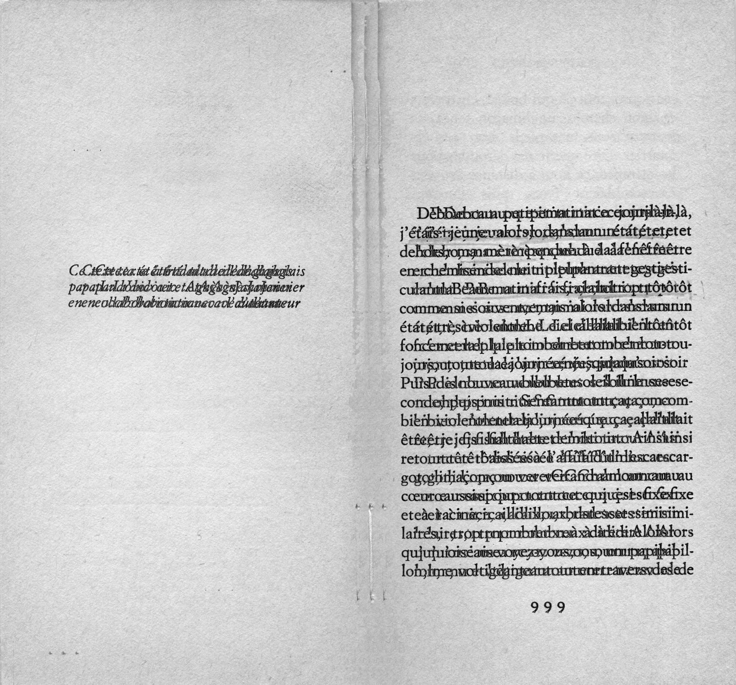 rature de samuel beckett - superpositions