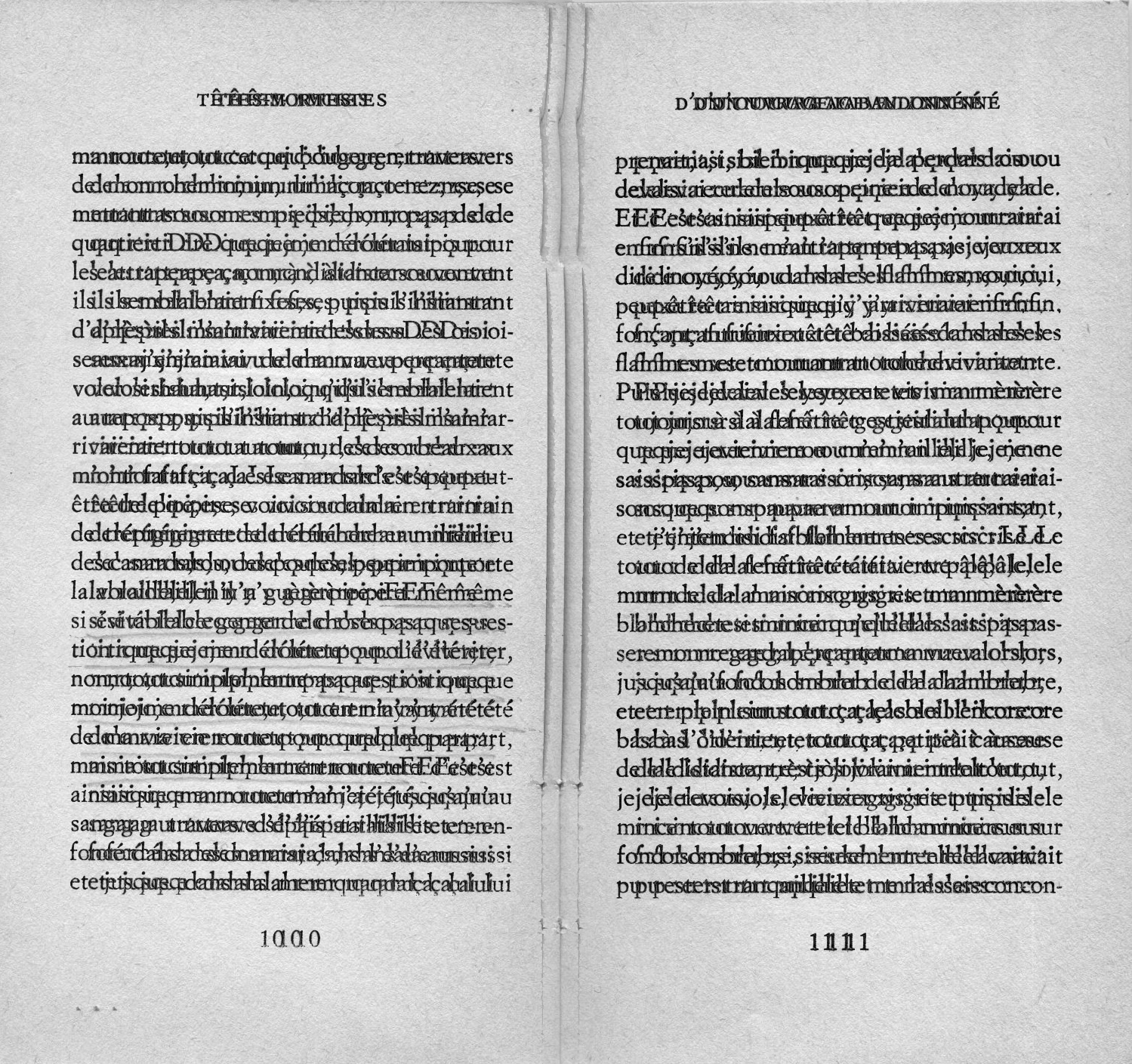 rature de samuel beckett - superpositions