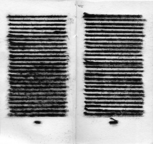 rature de samuel beckett - rature au trait