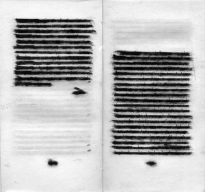 rature de samuel beckett - rature au trait