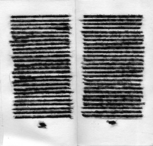 rature de samuel beckett - rature au trait