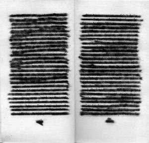 rature de samuel beckett - rature au trait