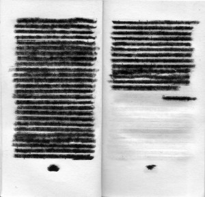 rature de samuel beckett - rature au trait