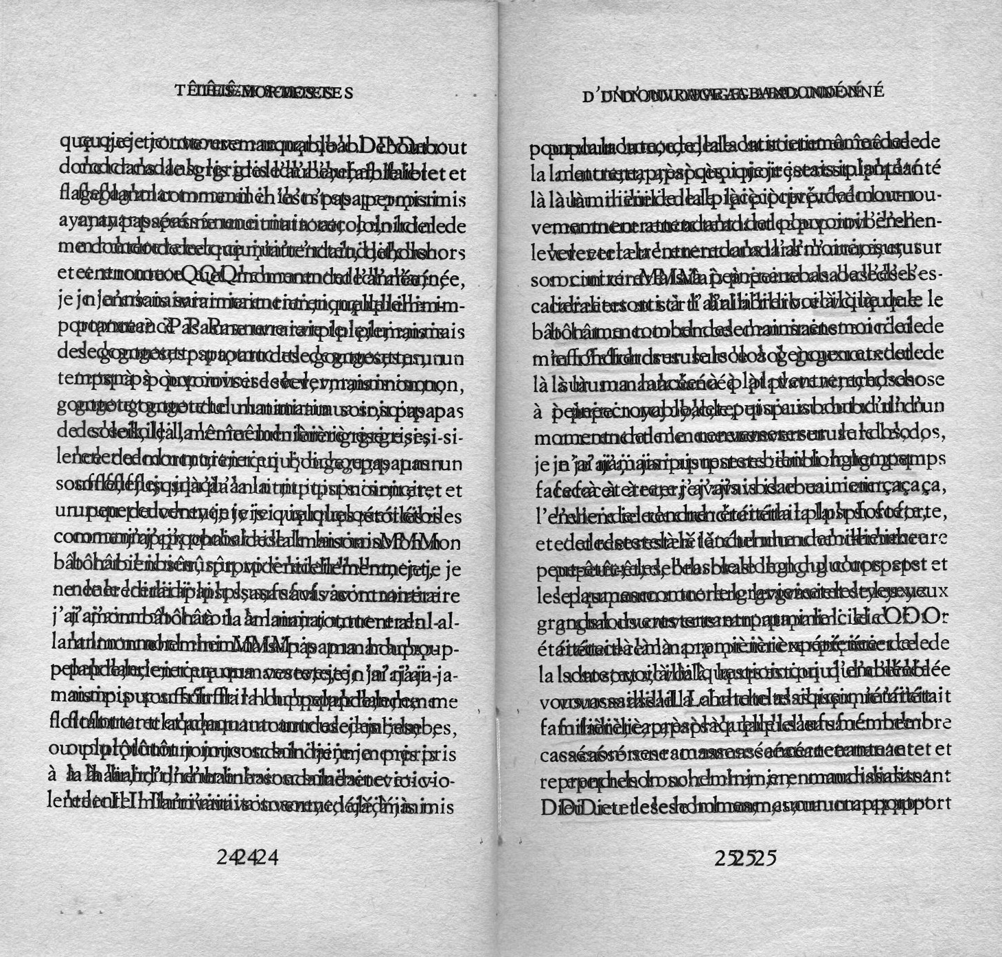 rature de samuel beckett - superpositions