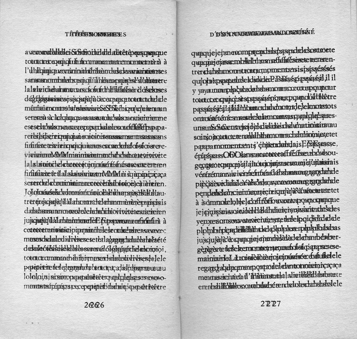 rature de samuel beckett - superpositions