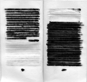 rature de samuel beckett - rature au trait