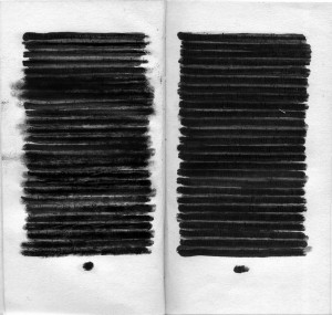 rature de samuel beckett - rature au trait