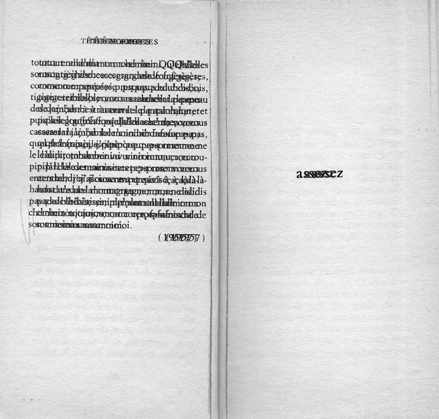 rature de samuel beckett - superpositions