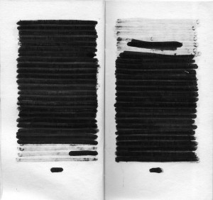 rature de samuel beckett - rature au trait