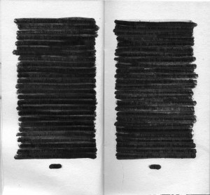 rature de samuel beckett - rature au trait