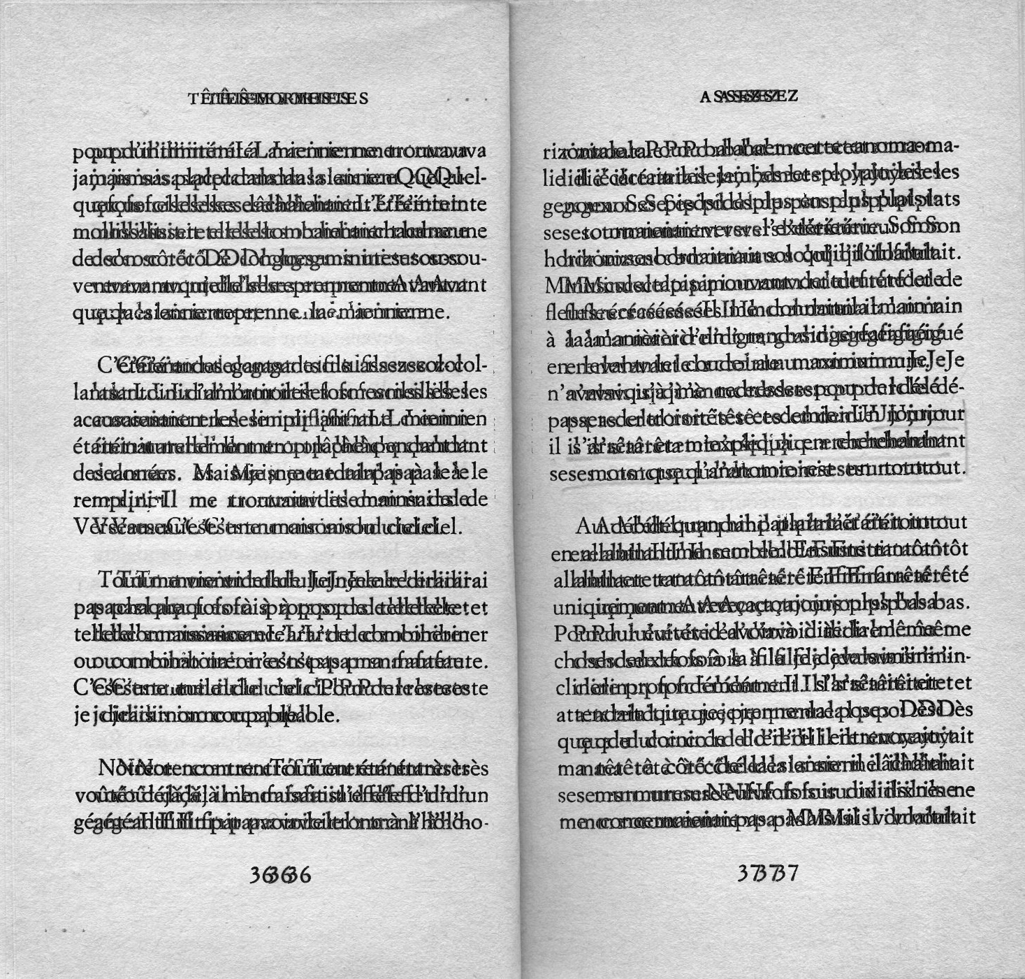 rature de samuel beckett - superpositions