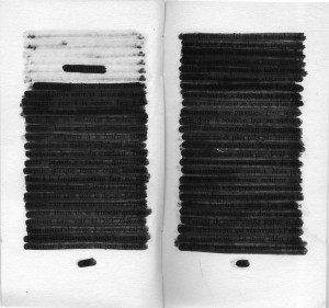 rature de samuel beckett - rature au trait