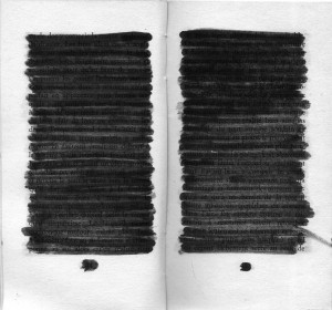 rature de samuel beckett - rature au trait