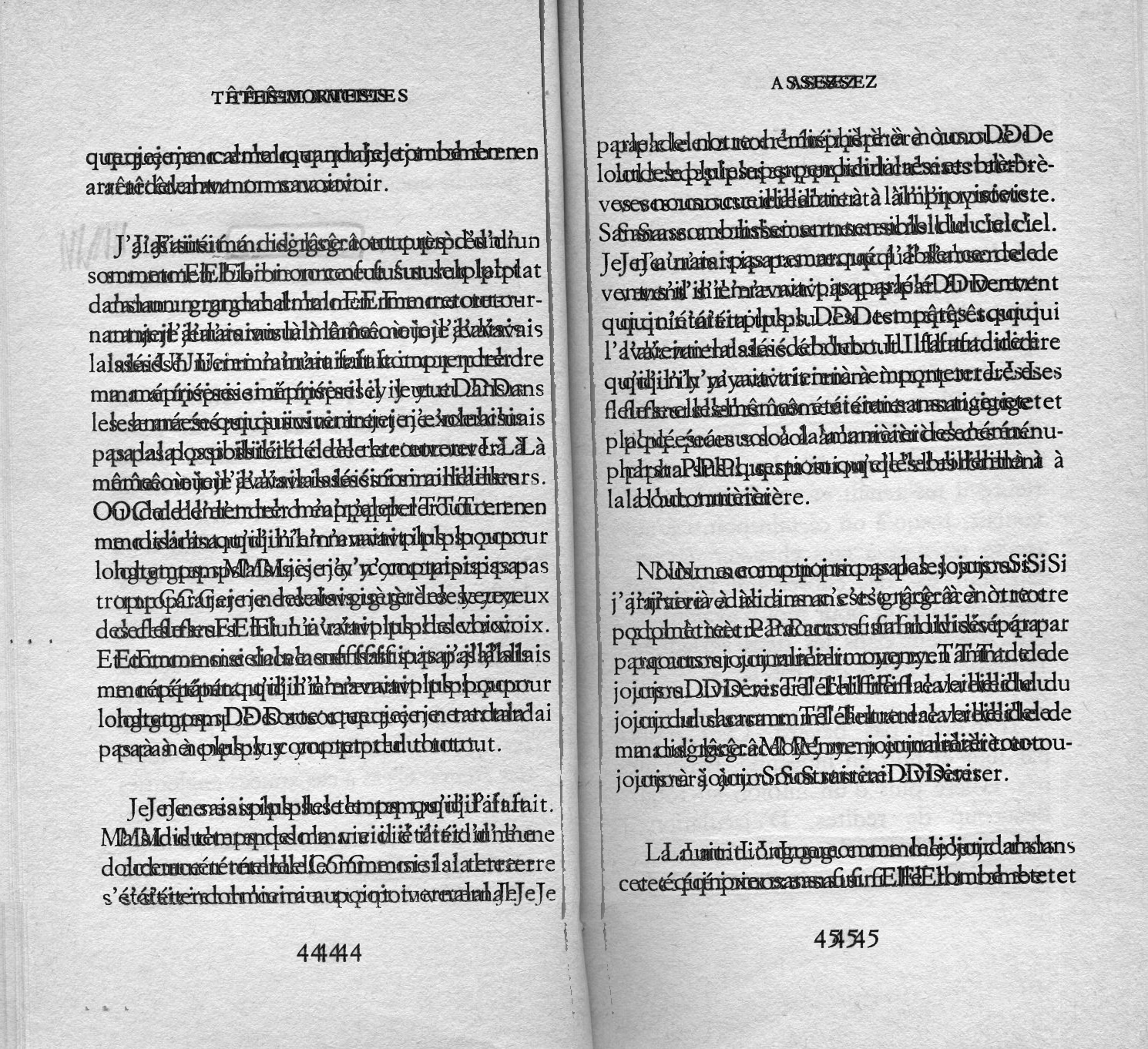 rature de samuel beckett - superpositions