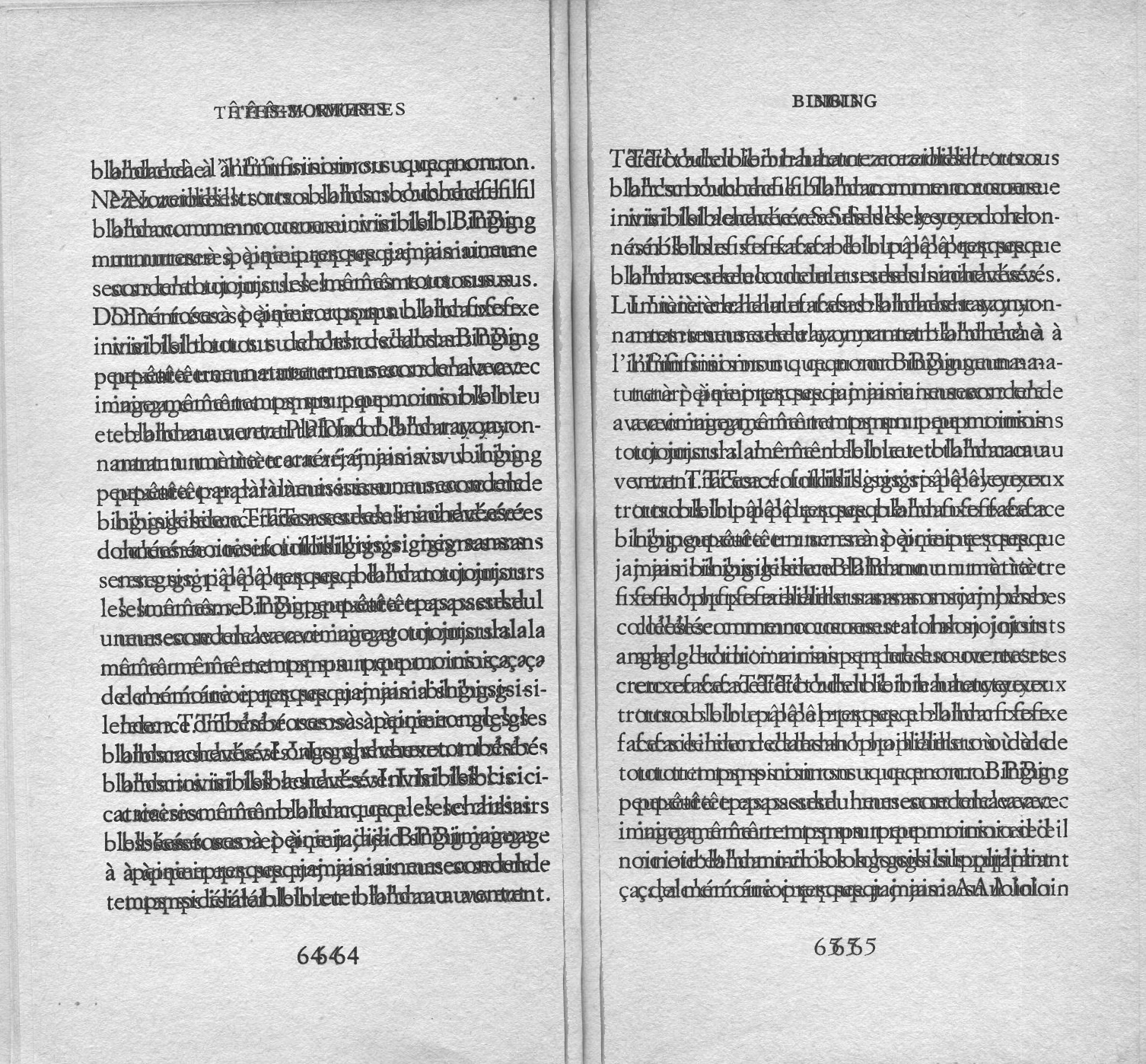 rature de samuel beckett - superpositions