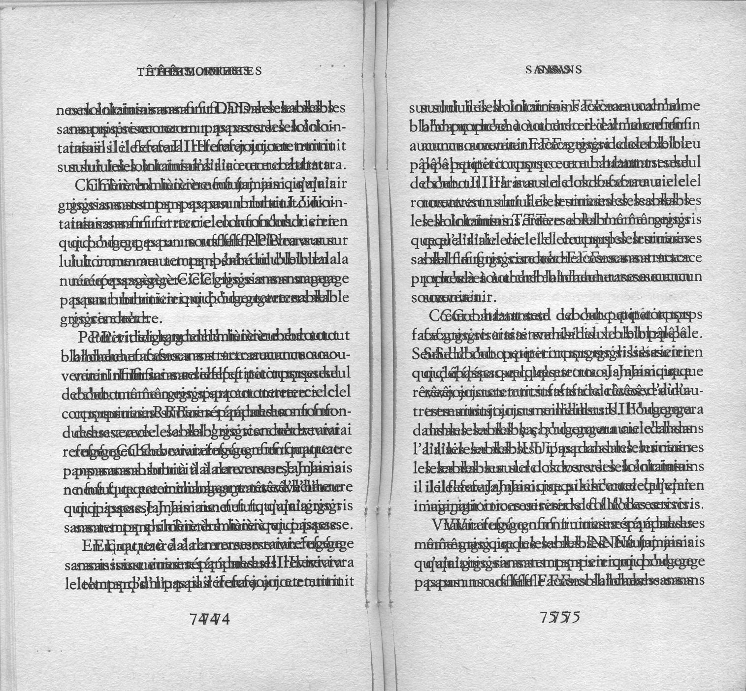 rature de samuel beckett - superpositions