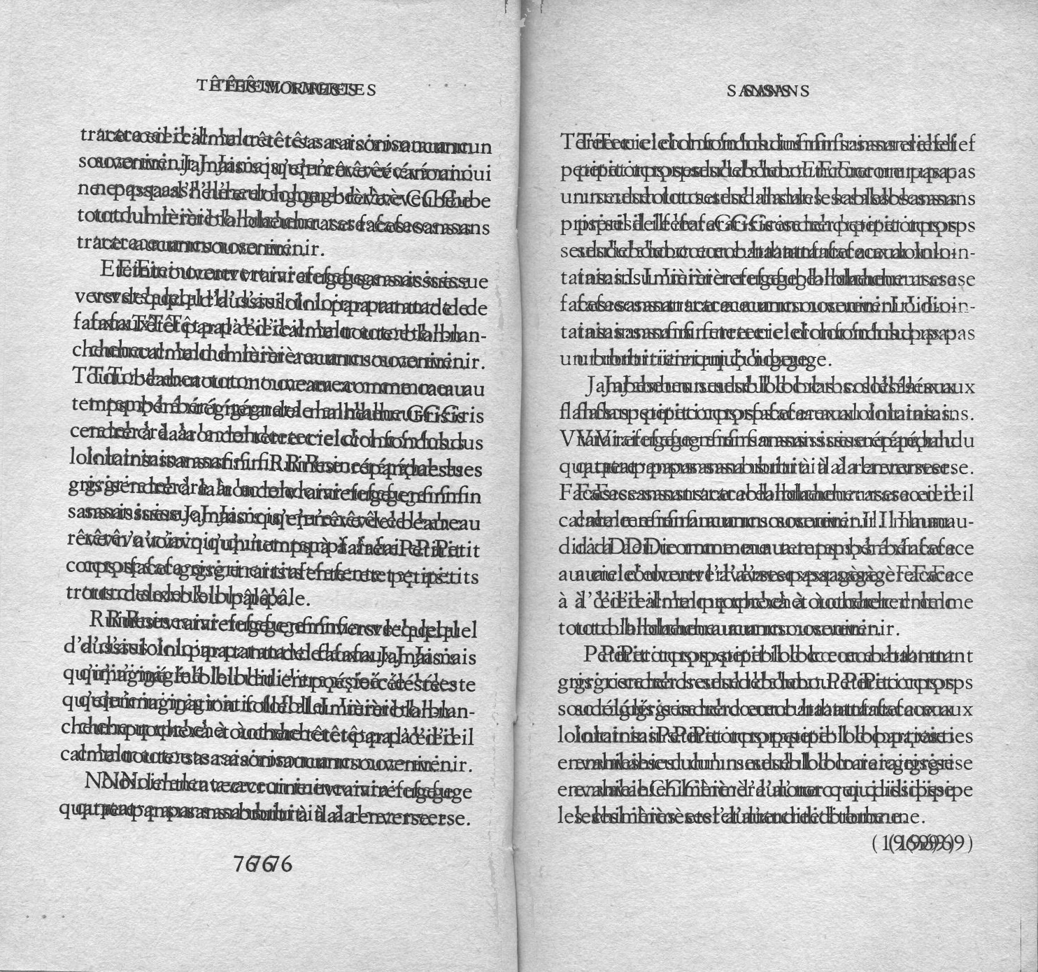 rature de samuel beckett - superpositions