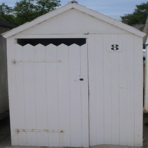 série photographique : cabane de plage au carré à port-manech
