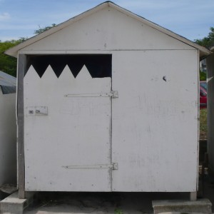 série photographique : cabane de plage au carré à port-manech