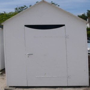 série photographique : cabane de plage au carré à port-manech