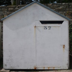 série photographique : cabane de plage au carré à port-manech