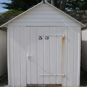 série photographique : cabane de plage au carré à port-manech
