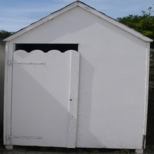 série photographique : cabane de plage au carré à port-manech