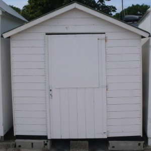série photographique : cabane de plage au carré à port-manech