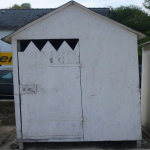 série photographique : cabane de plage au carré à port-manech