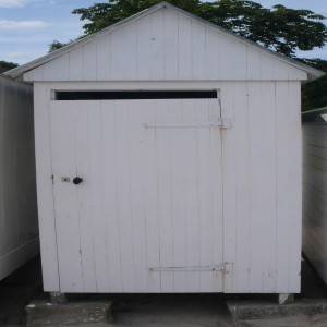série photographique : cabane de plage au carré à port-manech