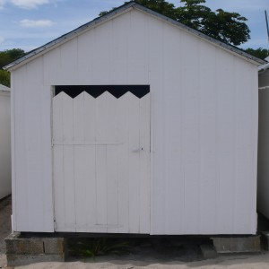 série photographique : cabane de plage au carré à port-manech