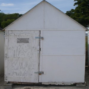série photographique : cabane de plage au carré à port-manech