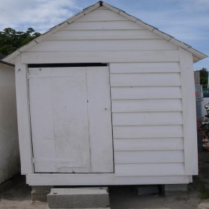 série photographique : cabane de plage au carré à port-manech