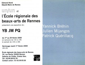 fenêtres rétablies - exposition à l'école régionale des beaux arts de rennes